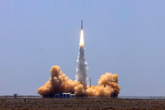 i-Space, một công ty tên lửa có trụ sở tại Bắc Kinh đã trở thành công ty tư nhân đầu tiên của Trung Quốc phóng thành công tên lửa có chứa vệ tinh vào quỹ đạo. .Ảnh: First Post