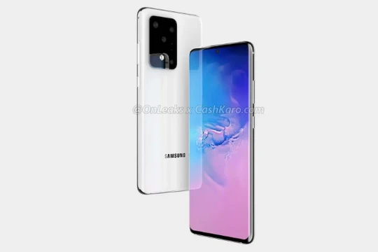 Samsung Galaxy S11+. Ảnh: Gizmochina