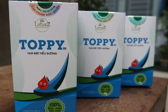 Thảo dược Toppy bị cơ quan chức năng thu hồi