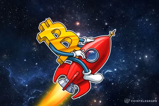 Bitcoin ‘phá đảo’ mốc 6000$ đạt giá trị vốn hóa 100 tỷ đô. (Ảnh:Cointelegraph)