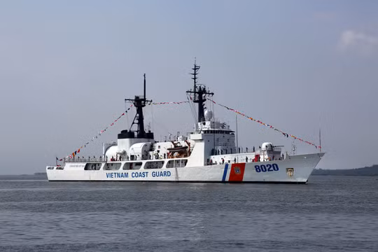 CSB-8020 là tàu tuần tra lớn và hiện đại nhất của Cảnh sát Biển Việt Nam. Nguồn: ThanhNien