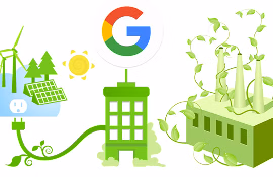 Google là công ty thân thiện với môi trường số 1 thế giới hiện nay. Nguồn: Google