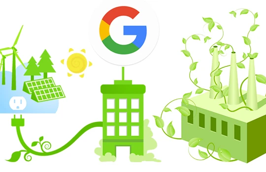 Google là công ty thân thiện với môi trường số 1 thế giới hiện nay. Nguồn: Google