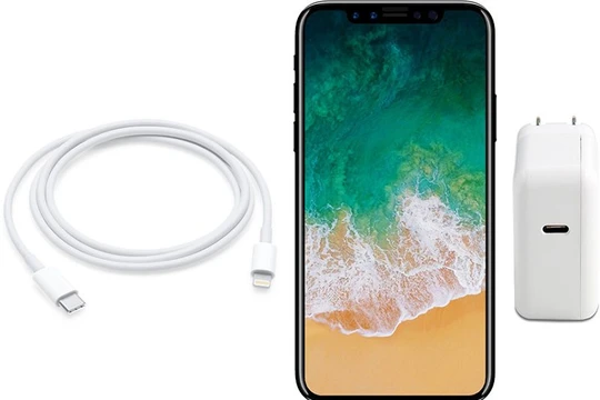 Bạn có thể sạc iPhone nhanh hơn với cáp chuyển USB chuẩn C sang cổng Lightning và sạc 29W của MacBook. (Nguồn: MacRumors)