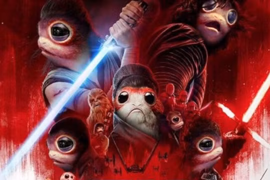 Hình ảnh meme về các chú Porg đang tràn ngập trên mạng xã hội những ngày gần đây. Nguồn: Comic Book