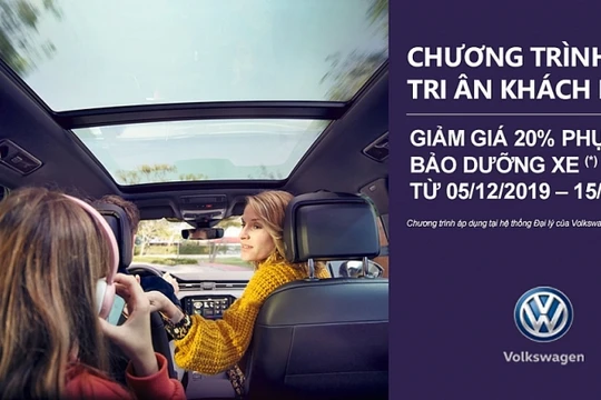 Volkswagen giảm giá phụ tùng cho khách hàng