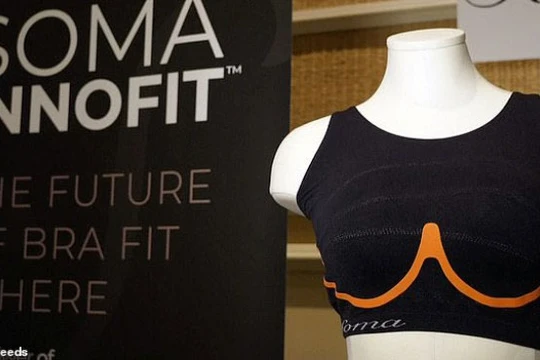 Áo ngực tự điều chỉnh kích cỡ.