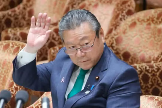 Bộ trưởng An ninh mạng Nhật Bản Yoshitaka Sakurada. ẢNH: AFP