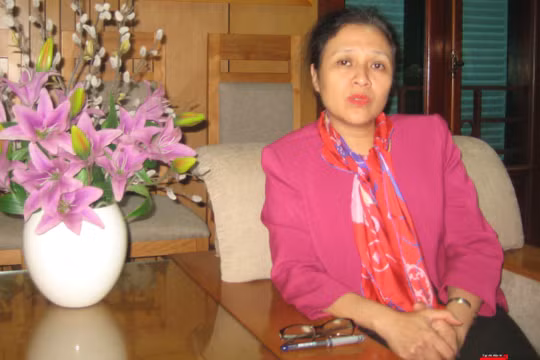 Bà Nguyễn Phương Nga - Chủ tịch Liên hiệp các tổ chức hữu nghị Việt Nam