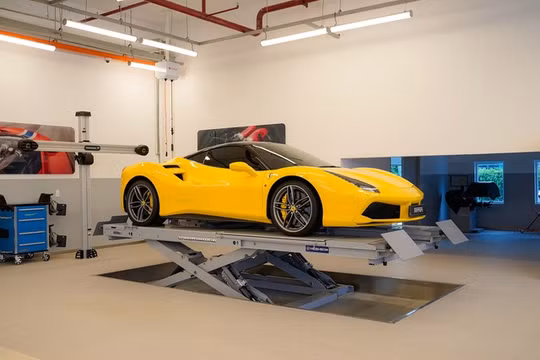 Hiện mới chỉ có trung tâm bảo dưỡng chính thức của Ferrari tại Việt Nam 