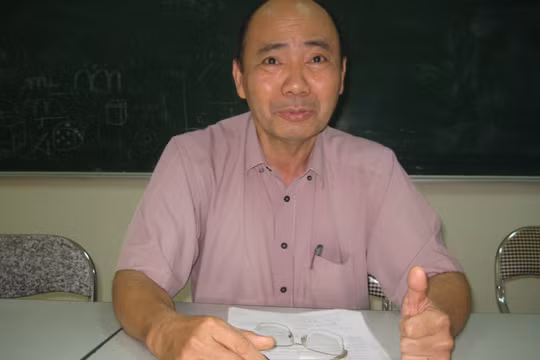 PGS TS Tống Đình Quỳ - Chủ tịch Hội Ứng dụng Toán học Việt Nam. (Ảnh: Đ.H)