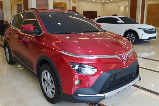 Xe xuất hiện trong một sản phẩm truyền thông nội bộ của hãnh. Ảnh: VinFast 