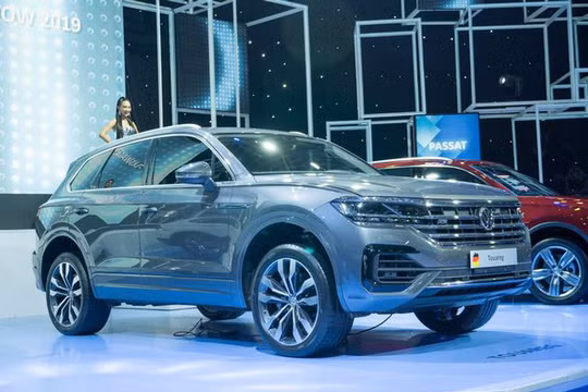 Mẫu xe Volkswagen Touareg tại Triển lãm VMS 2019