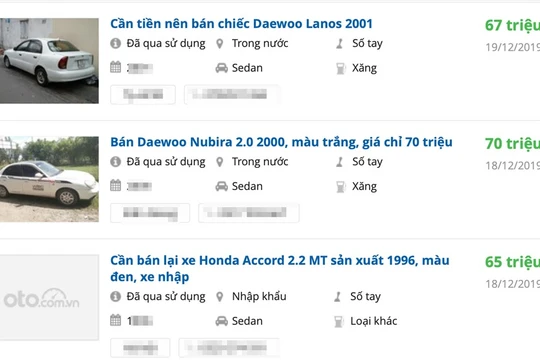 Nhiều mẫu xe có giá chỉ ngang bằng xe máy. Ảnh ST. 