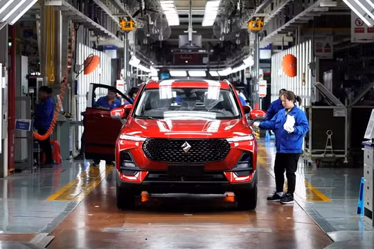 Thị trường ôtô Trung Quốc thu hẹp sau 28 năm phát triển khiến nhiều hãng sản xuất trong và ngoài nước chật vật với công suất dư thừa. Ảnh: Reuters