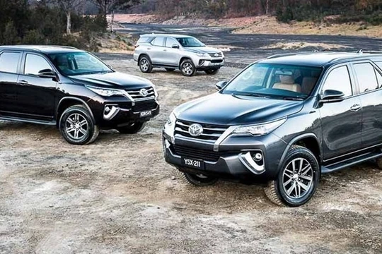 Nhiều mẫu xe Toyota được giảm giá từ vài chục triệu cho đến hàng trăm triệu đồng. Ảnh BD. 