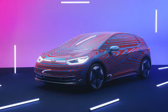 Hình ảnh ban đầu của Volkswagen ID.3. 