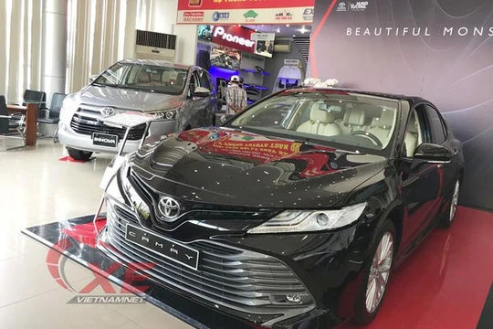 Toyota Camry 2019 ra mắt cuối tháng 4 vừa qua nên chưa đóng góp được nhiều doanh số cho Toyota