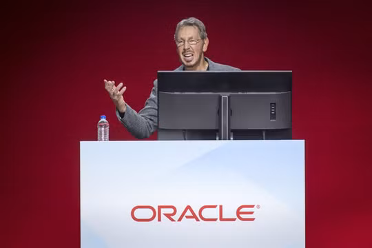 Ông Larry Ellison - Chủ tịch Oracle từng chế nhạo Amazon phụ thuộc vào mình. ẢNH: BLOOMBERG