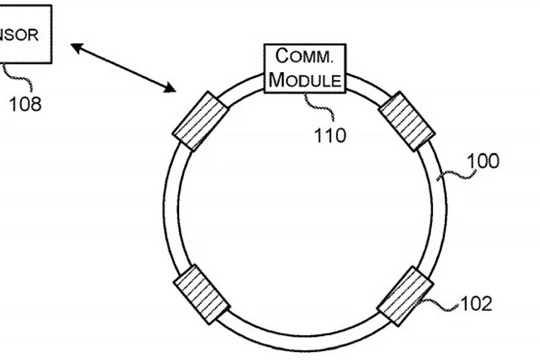 Bằng sáng chế của Microsoft cho thấy thiết bị đeo mà công ty muốn tạo ra. ẢNH: USPTO