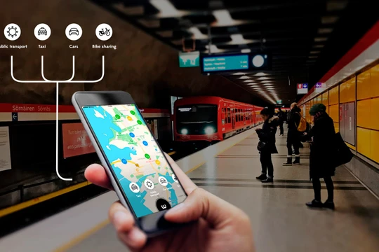 Một nhà ga xe điện ngầm ở Singapore