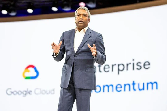 Người đứng đầu Google Cloud, ông Thomas Kurian - Ảnh: GOOGLE CLOUD