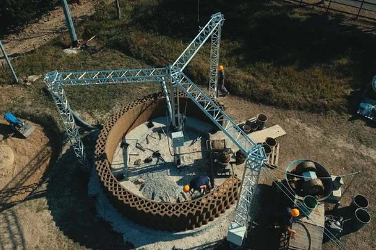 Xây nhà bằng máy in 3D