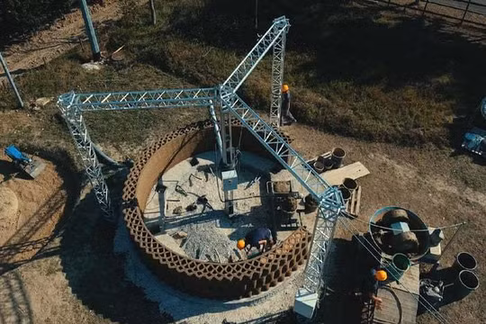 Xây nhà bằng máy in 3D