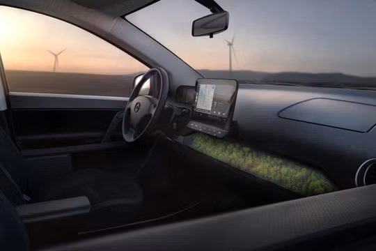 Nội thất của xe điện do Sono Motors sản xuất