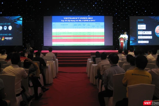 Bộ Tài chính đứng đầu bảng xếp hạng chỉ số Vietnam ICT Index 2019