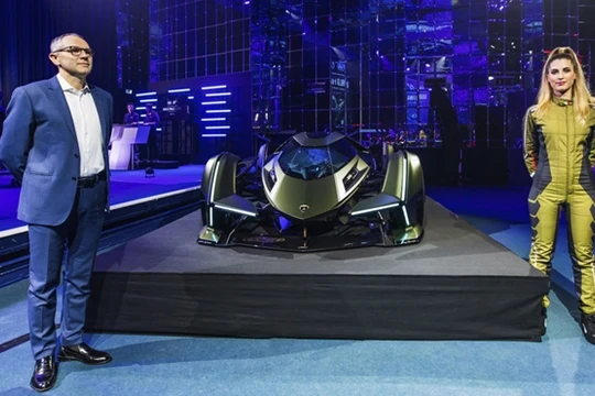Ra mắt "siêu xe" dành cho game thủ Lamborghini V12 Vision Gran Turismo. 