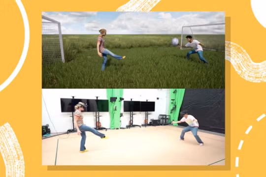 Thử nghiệm VR mô phỏng cả cơ thể người của Facebook. ẢNH: FACEBOOK