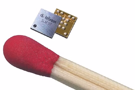 eSIM siêu nhỏ của Infineon bé hơn đầu que diêm