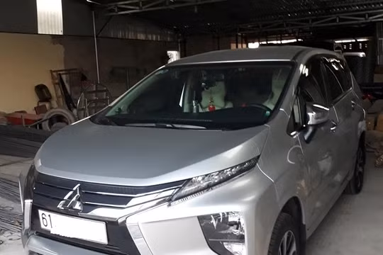 Chiếc xe Mitsubishi Xpander của anh Nghi được cho là bị lỗi hụt hơi khi tăng tốc. 