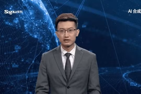 "MC AI đầu tiên trên thế giới" của Trung Quốc được đánh giá chỉ là trò giả mạo. Ảnh: TNW.