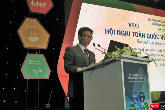 Phó Thủ tướng Vũ Đức Đam phát biểu tại Hội thảo