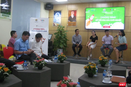 3 nhóm khởi nghiệp trong phần giao lưu của ban tổ chức