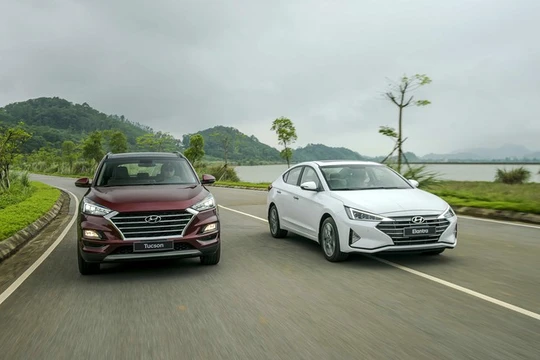 Hai mẫu xe của Hyundai