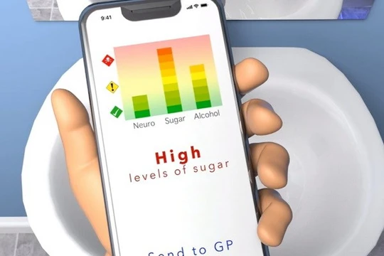 Bồn cầu thông minh cho phép người sử dụng biết về trạng thái sức khỏe qua kết nối smartphone