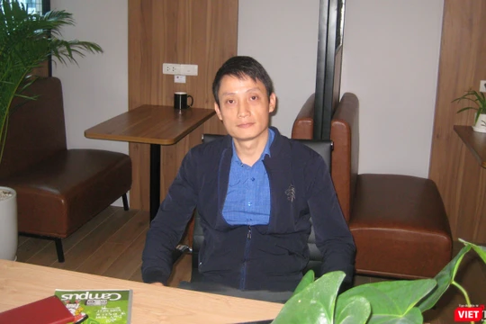 Anh Nguyễn Việt Anh - chủ nhiệm dự án khởi nghiệp chợ điện tử Vbuy.vn
