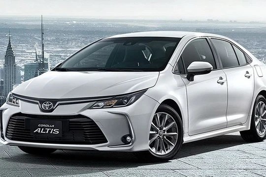 Mẫu xe Toyota Corolla Altis mới chuẩn bị được giới thiệu ở Thái Lan