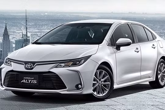 Mẫu xe Toyota Corolla Altis mới chuẩn bị được giới thiệu ở Thái Lan