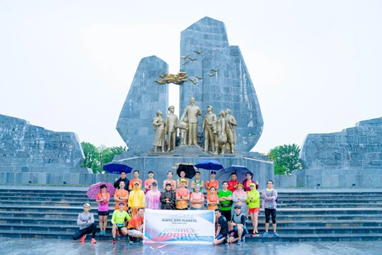 Một ngày chạy dưới mưa của runner Quảng Bình.