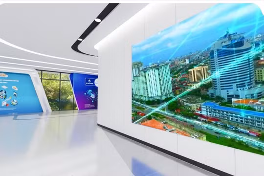 Gian hàng quốc gia của Việt Nam tại ITU Digital World 2021 giới thiệu tới bạn bè quốc tế các sản phẩm tiêu biểu Make in Vietnam.