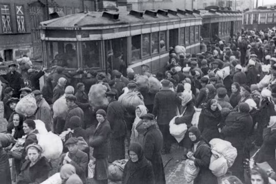 Tháng 10/1941 là khoảng thời gian khó khăn nhất trong Chiến tranh Vệ quốc Vĩ đại đối với người dân Moscow (Ảnh: Tuyệt mật)