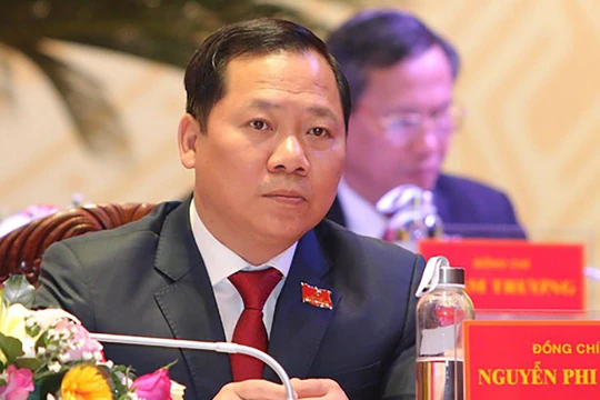 Ông Nguyễn Phi Long - Bí thư Tỉnh ủy Hòa Bình (ảnh Nguyễn Dũng/tuoitre.vn)