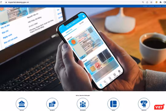 Đà Nẵng sử dụng nền tảng Công dân số - My Portal phục vụ dịch vụ công trực tuyến