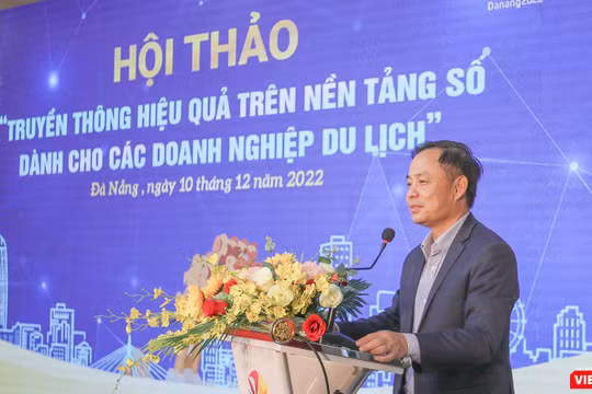 Ông Nguyễn Xuân Bình - Phó Giám đốc Sở Du lịch TP Đà Nẵng phát biểu tại hội thảo