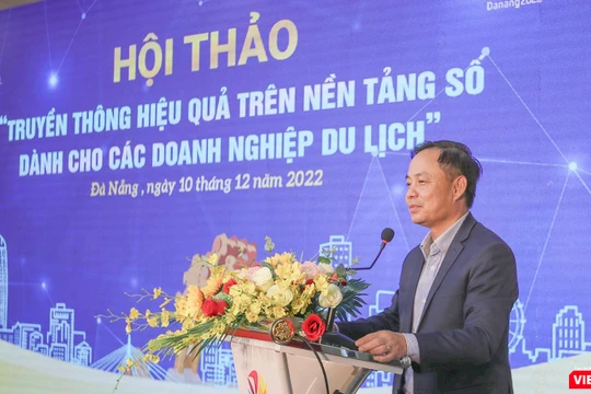 Ông Nguyễn Xuân Bình - Phó Giám đốc Sở Du lịch TP Đà Nẵng phát biểu tại hội thảo