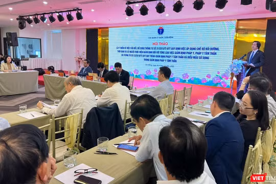 Quang cảnh hội thảo lấy ý kiến về việc sửa đổi, bổ sung các thông tư quy định về quy trình và chế độ cho người thực hiện giám định pháp y do Cục Quản lý Khám và chữa bệnh đã tổ chức diễn ra ngày 16/12, tại Đà Nẵng.